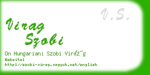 virag szobi business card